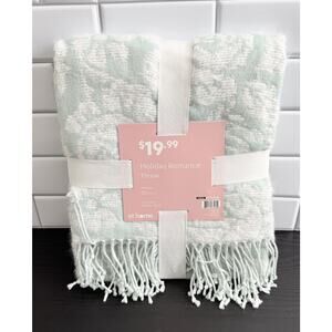 At Home Holiday Romance Throw Blanket 50"x60" NEW